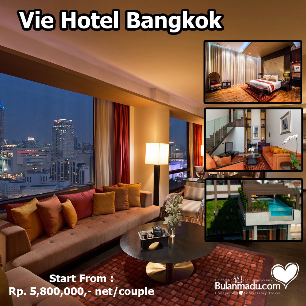 #honeymoonpackage <a href="/viehotelbangkok/">VIE Hotel Bangkok</a> 3D2N start From Idr 5.800.000 net/ Couple 
#bulanmadu
#honeymooners