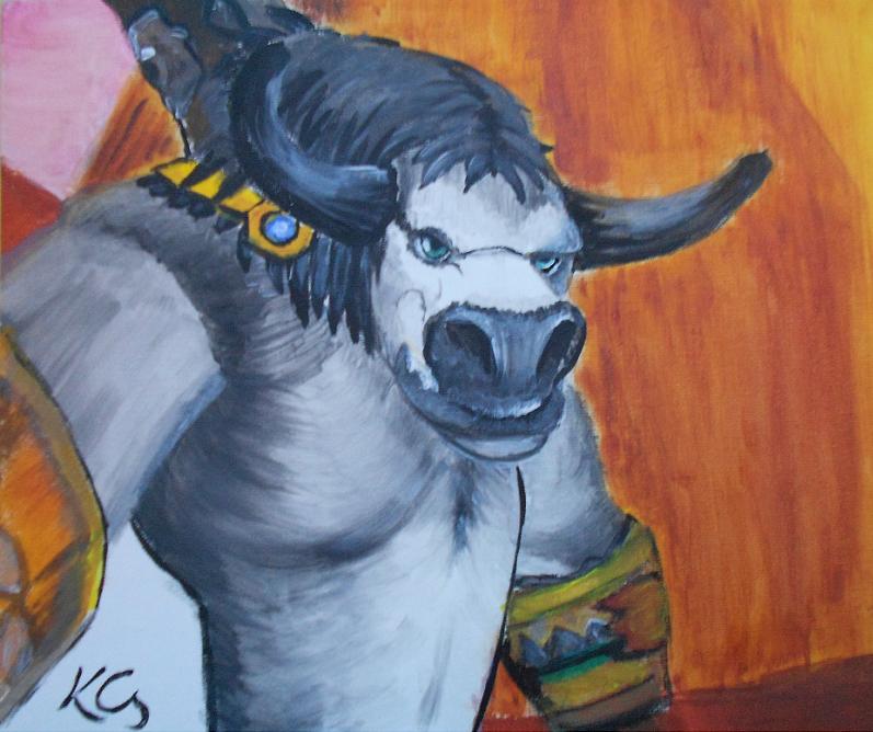ChillAcrylic's tweet photo. Wow selfie piece from times when it was new in game😄(2015) #WorldofWarcraft #wowselfie #acrylicpainting #tauren @WoW_Retw_bot by @ChillAcrylic https://t.co/R9Q9s5qOSs