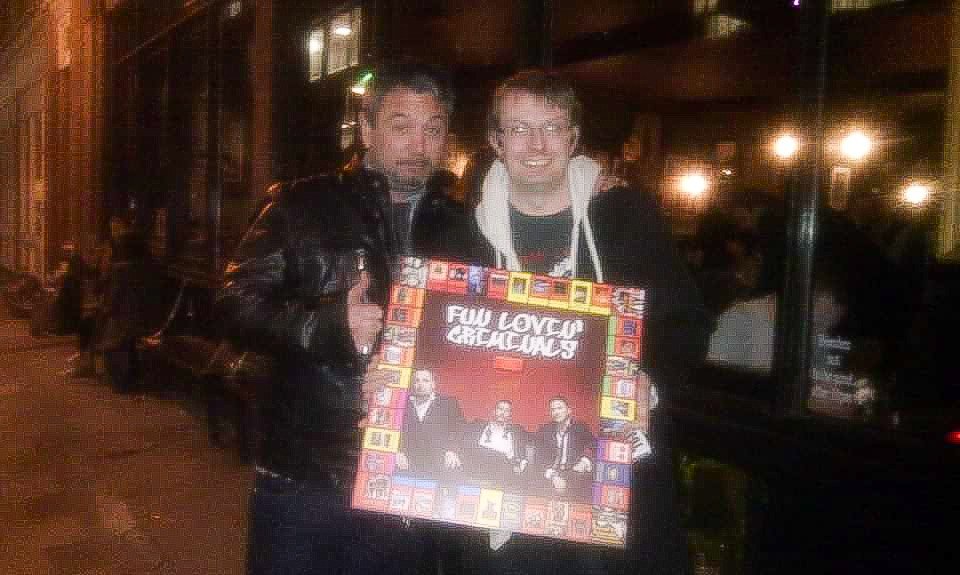 Gazzaro's tweet image. Oh, and they would, dear reader. Looking forward to this Saturday's gig too #anothermimosa #jeah @funlovincrims @BrianFastLeiser @frankflc3 @OfficialHuey