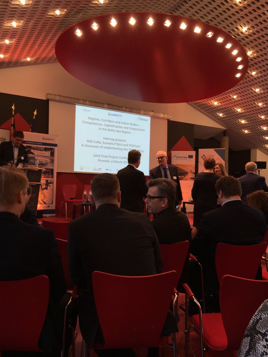 HasselgrenB's tweet photo. Final conference with #BSR Flagship projects @TENTacle_BSRP in Brussels commences. Reaping the benefit of better connectivity in EU. For people and businesses. https://t.co/K8L0oKxwsj