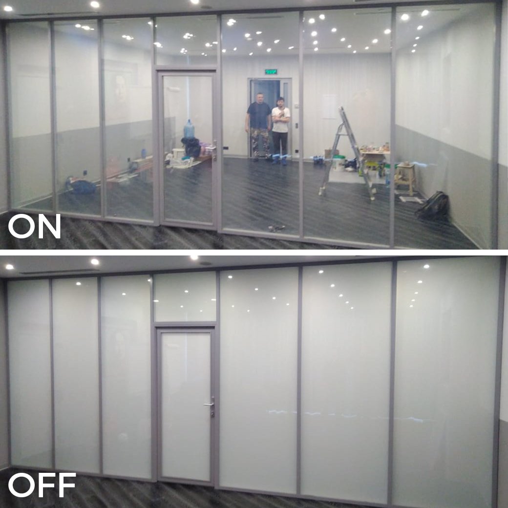 DreamGlassGroup's tweet image. Finishing up an office division in Moscow #dynamicspaces #moscow #dreamglasstheoriginal #dreamglass #switchableglass #smartglass #projectmanagement
