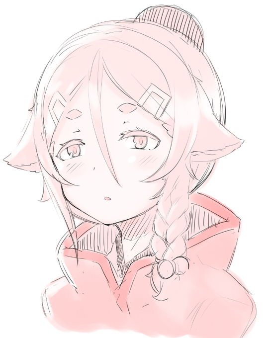 かわいい顔が描きたい…かわいい顔…。 