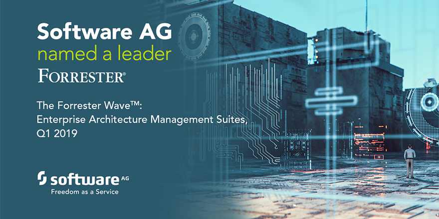 .<a href="/forrester/">Forrester</a> Research Inc., a leading industry analyst firm, has named Software AG a ‘Leader’ in The Forrester Wave™: Enterprise Architecture Management Suites, Q1 2019 for its Alfabet solution. Read more: bit.ly/2H25mJ6