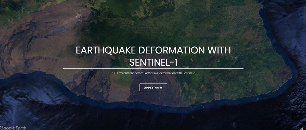 RUS_Copernicus's tweet photo. Registration is now open for our next #RUSwebinar! 
Don’t miss it!!!
📖What is it about? Earthquake deformation with #Sentinel1
🗓When? 19 March 2019
🕝What time? 14:30 – 16:00 CET
🖋Where can I register? https://t.co/9QLyOnIBK7 https://t.co/OTYifgYHxI