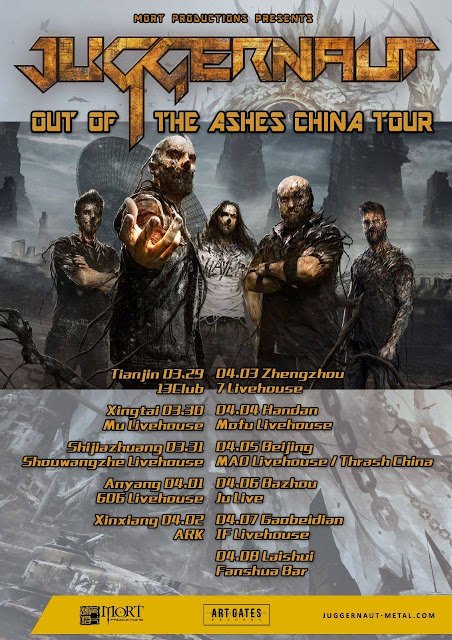 MetalKorner's tweet photo. JUGGERNAUT confirma gira por China con un total de once fechas

https://t.co/Wll9RqKI6s

@JuggernautMetal @ArtGatesRecords https://t.co/1tK6lxven9