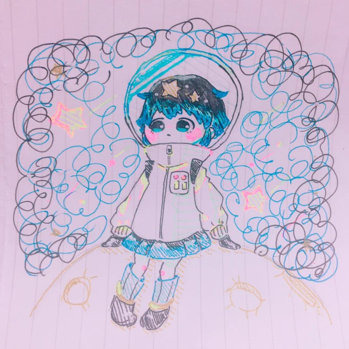 #きのこ怪獣の森宇宙系女子 