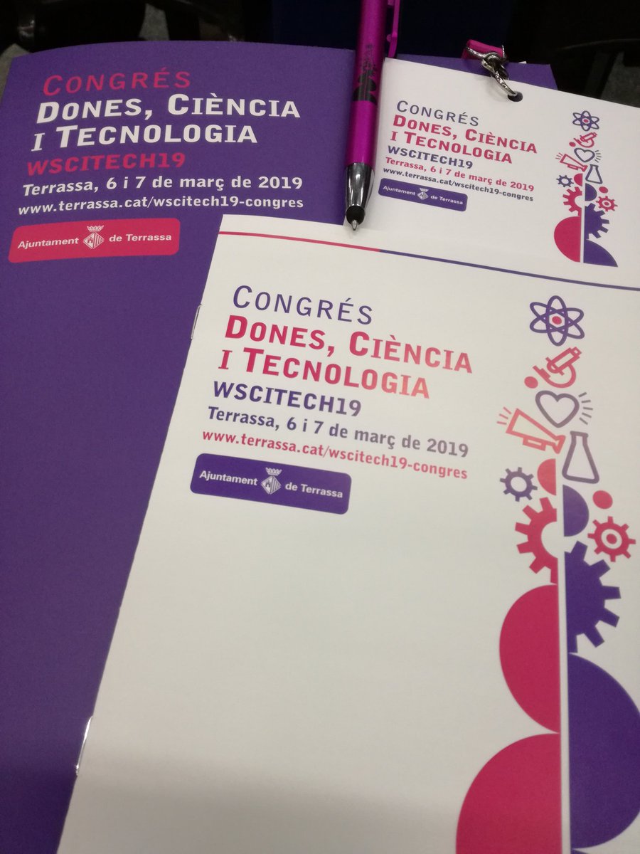 CarmeOcal's tweet photo. Congrés Dones, Ciència i Tecnologia #WSCITECH19  Dos dies per visibilitzar i reivindicar el paper de les #dones a aquests àmbits https://t.co/6CDF7iSGaQ