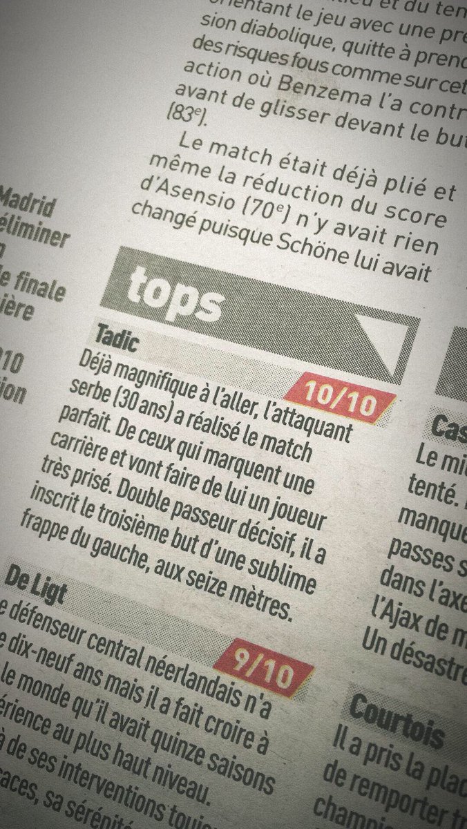 ettuquovadis's tweet photo. Tadić aka Dušan 10/10
#Tadic #TadicDay #Ajax @AjaxEnFrance https://t.co/6vYWeIUqmB