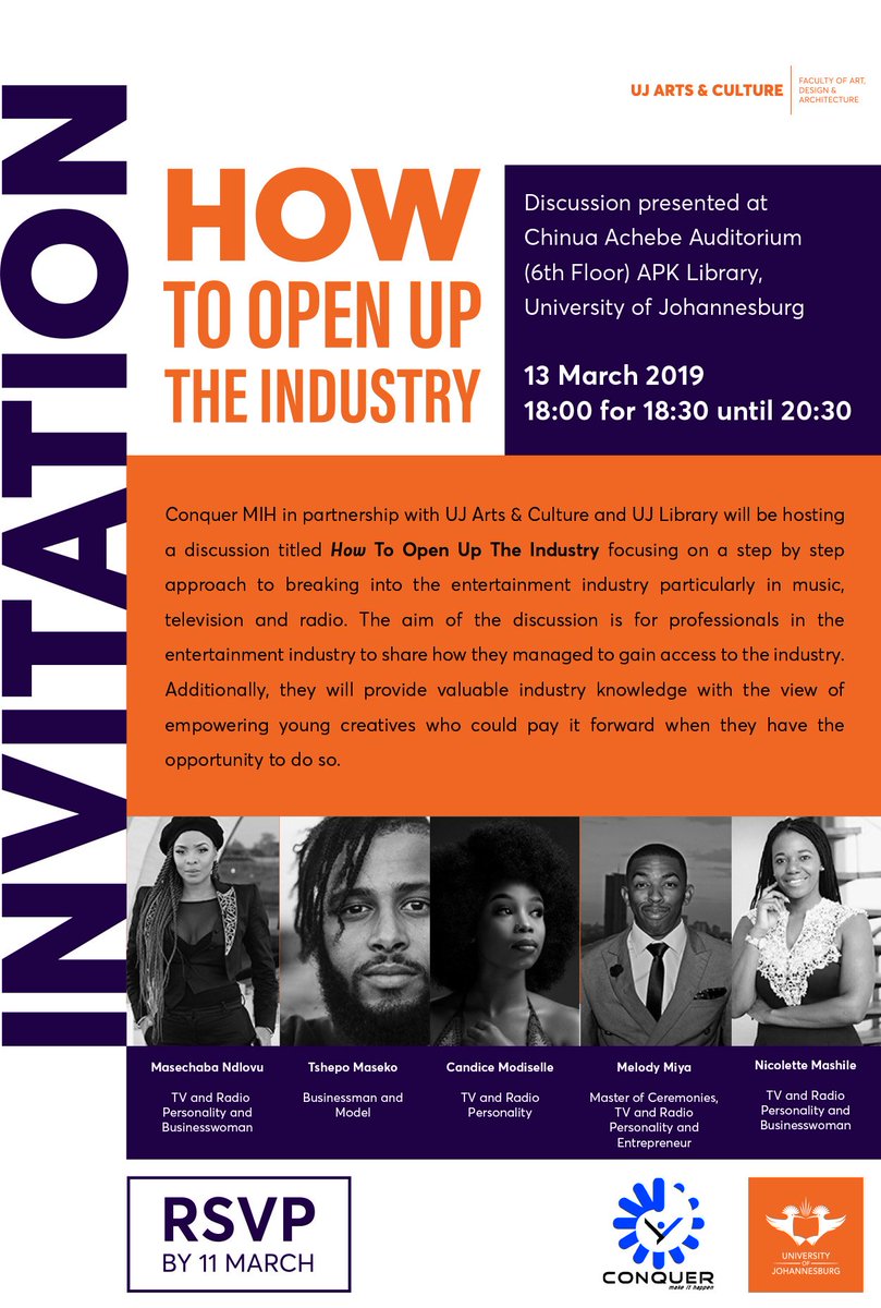 UJLibrary's tweet photo. Invitation to a Discussion on How To Open The Industry #UJLibraryBookDiscussions https://t.co/WcuIuJRLRw