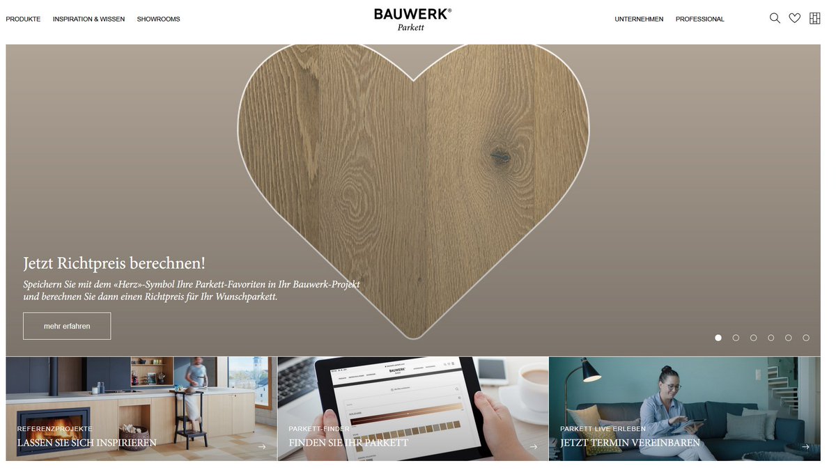 Netzwoche's tweet photo. Master-Kandidat: Bauwerk Parkett – Relaunch #bosw https://t.co/SBX7esWtVQ https://t.co/ODKqZBWdBV