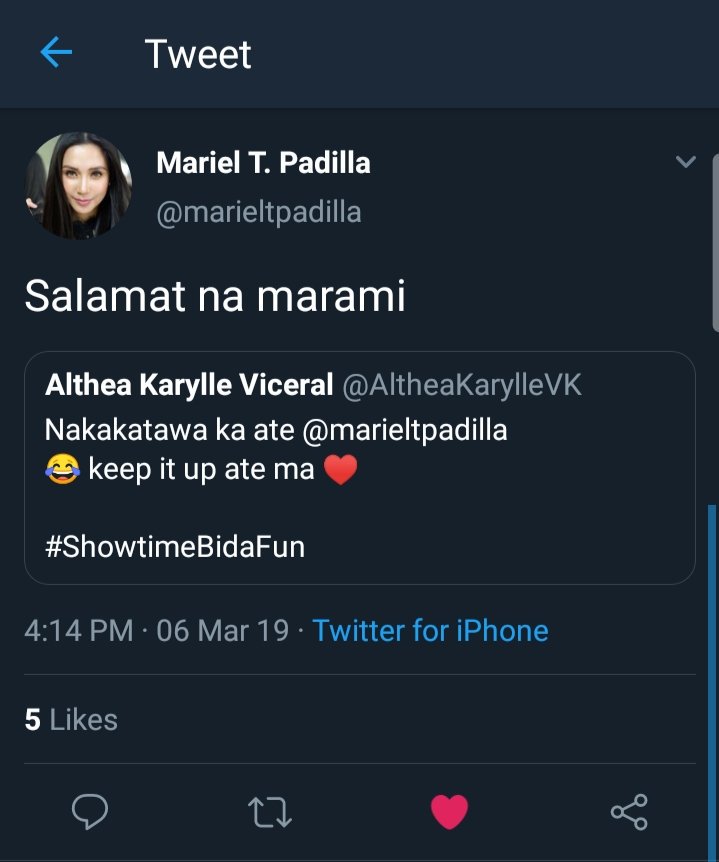 bajeewajee_'s tweet photo. WAAAAAHHHHH 😍 Ang saya ko ang bless ko talaga ngayong araw na ito thank you ate @marieltpadilla  🙂 Iloveyou 💕 Habang wala si daddy @vicegandako ikaw ang pumalit para paligayahin at maglagay ng ngiti sa aming mga labi kayong dalawa ni ate @prinsesachinita ♥️😇
#ShowtimeBidaFun https://t.co/98QcBSxMU4