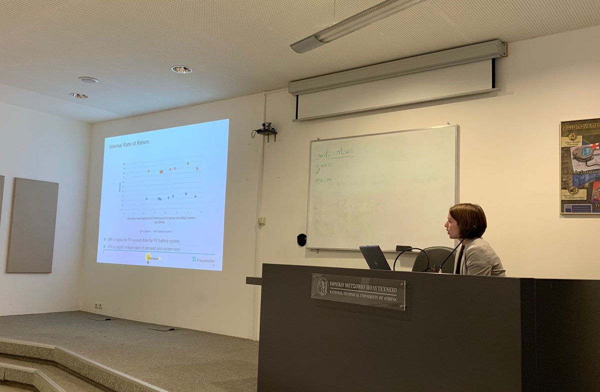 FraunhoferISE's tweet photo. Within the European funded project #iDistributedPV, researchers from @FraunhoferISE discussed effects of residential #PV #battery systems. In a first showcase, economic and technical KPI for five European countries have been compared.
https://t.co/EgoqxLbgA2 https://t.co/zVPaXbWmkl