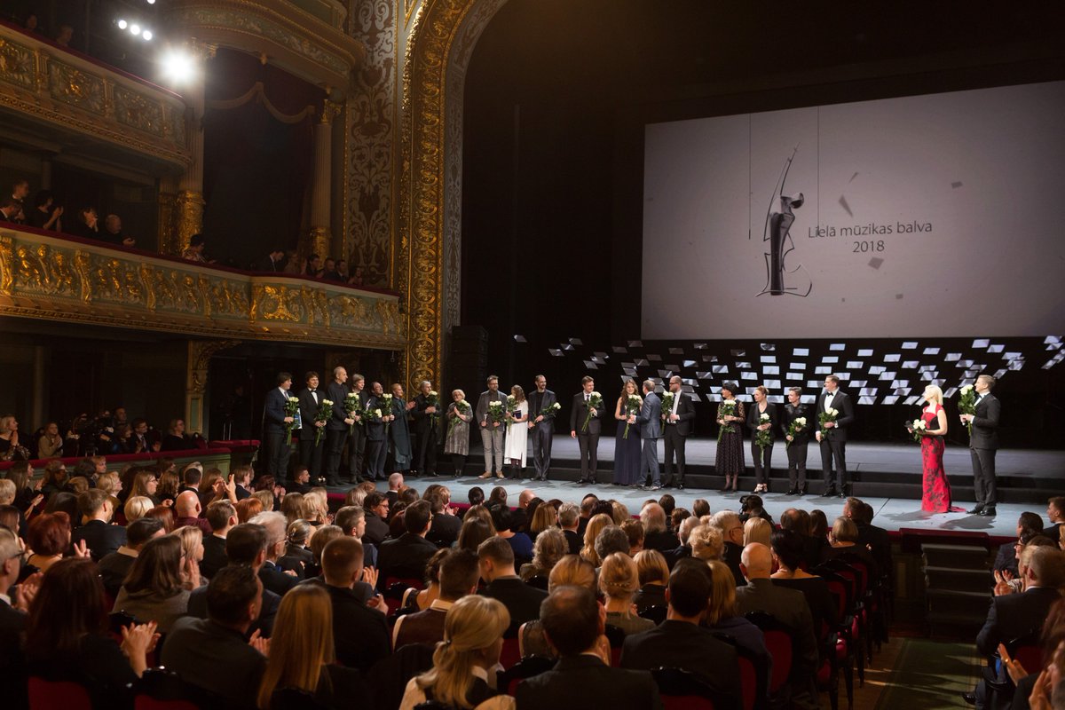 Foto no Lielās mūzikas balvas 2018 pasniegšanas ceremonijas latvijaskoncerti.lv/lv/fotogalerij…