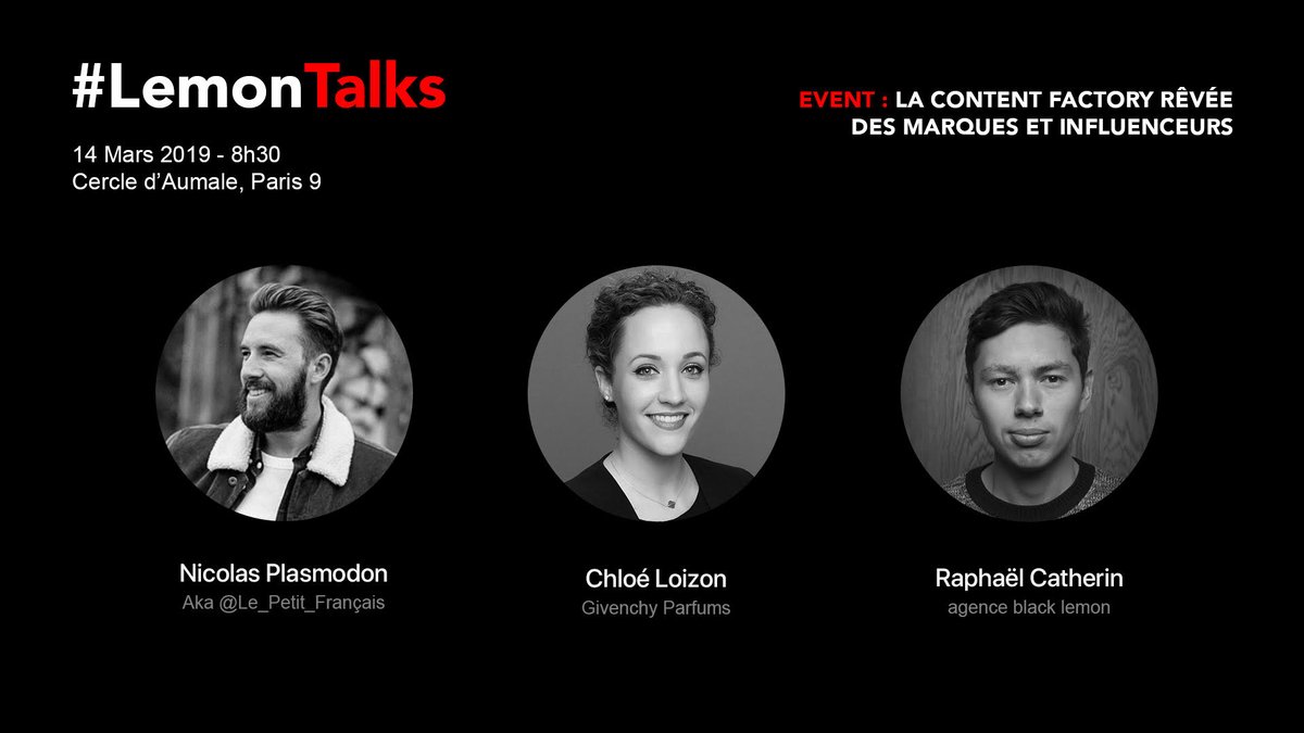 MEET US au Cercle d'Aumale pour notre conférence sur l'event et l'influence avec <a href="/LADN_EU/">L'ADN 🧬</a> ! #LemonTalks #SaveTheDate