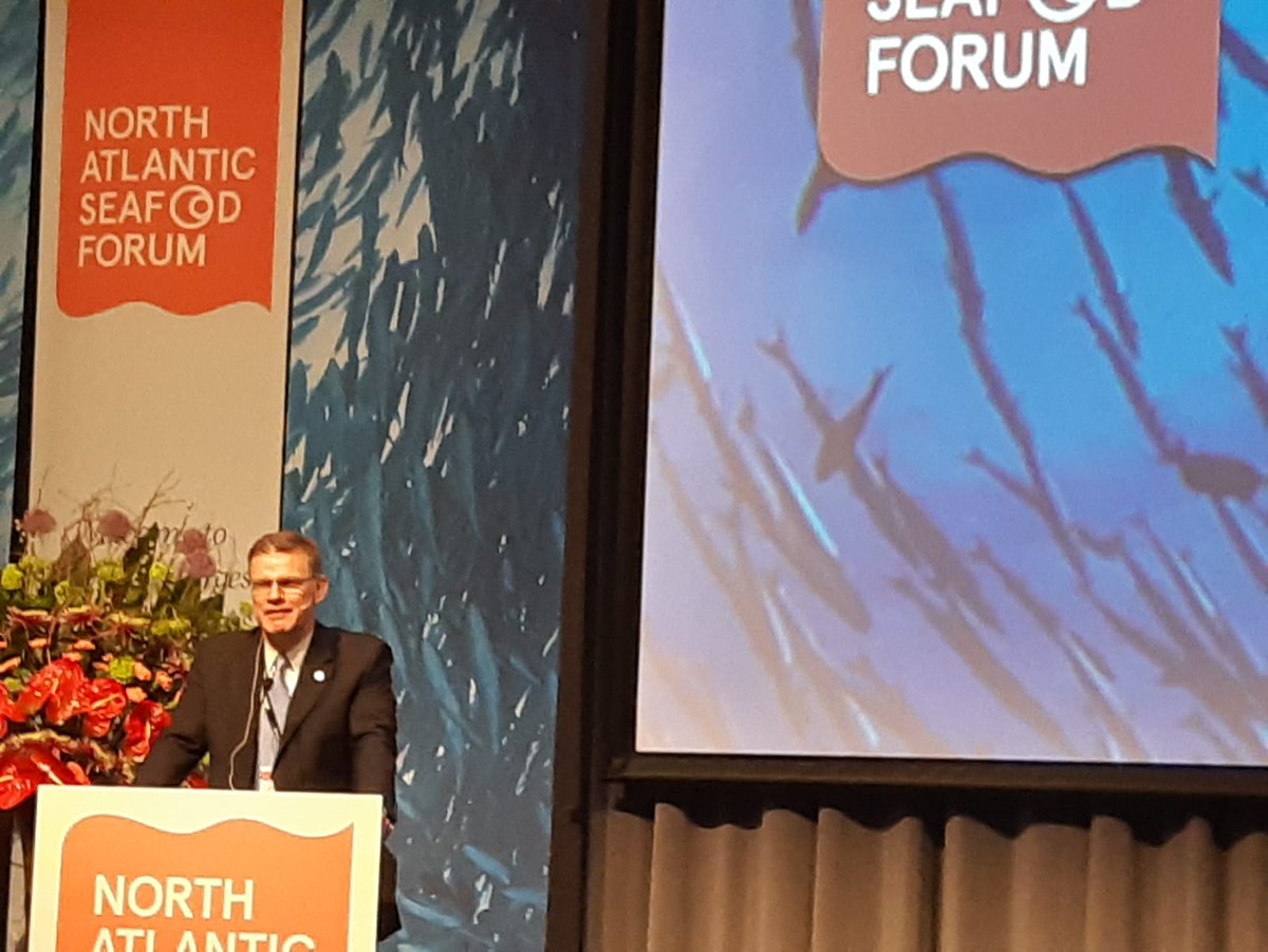 The #EATLancet has the potential to be a seminal report. Healthy diet and sustainability come together. Seafood is at the core of a #healthy and #sustainable lifestyle", says @ArniMathiesen, Assistant Director-General Fisheries &amp; Aquaculture <a href="/FAO/">Food and Agriculture Organization</a> at #NASF2019. <a href="/EATforum/">EAT</a>