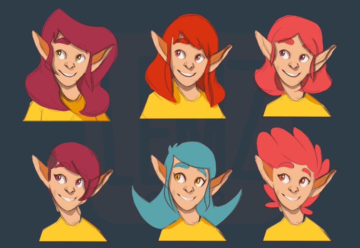 ADrawingPotato's tweet photo. Trying a new approach in character explorations. Still have so much stuff to work on.
#Art #illustration #lemz #characterdesign #character #ArtistOnTwitter #follow #digitalpainting #digitalart #elf #girl #fantasyart #characterart #wacom https://t.co/1MnQ7XFFBi