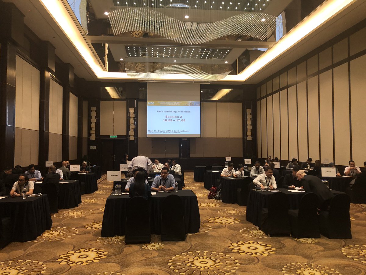 av_week's tweet image. Meet The Buyers proves popular again at #MROEA ! @AvWeekEvents