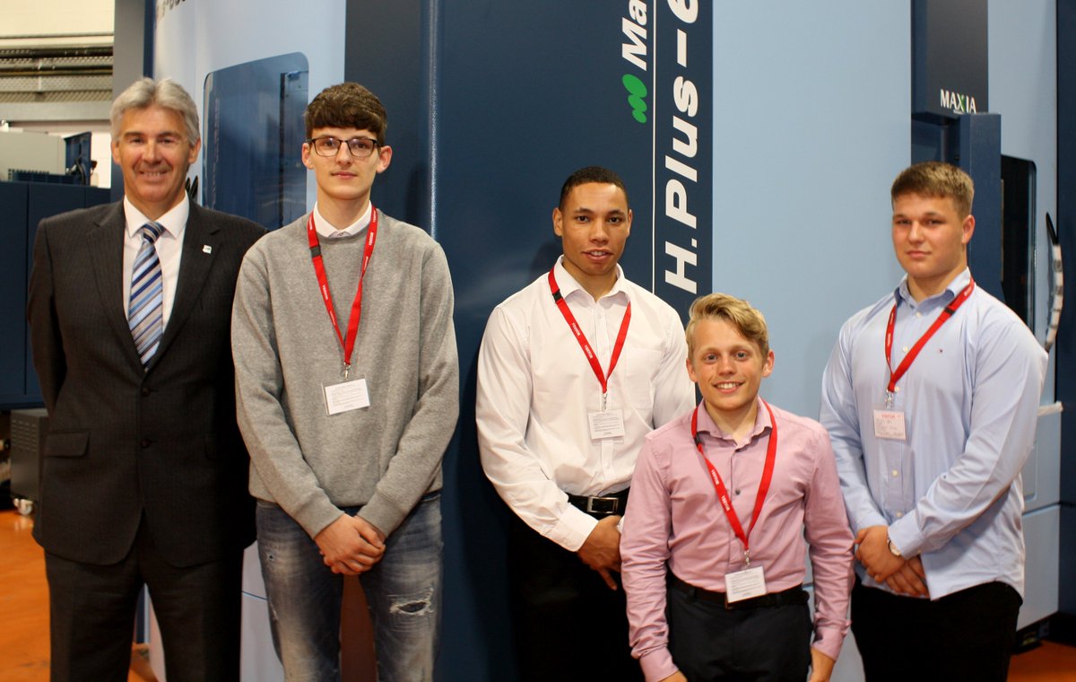 Matsuura_UK's tweet image. “Apprenticeships secure the future of our company &amp;amp; renews our commitment to customers for the long-time; our whole economy relies on training the next generation of engineering talent” – Roger Howkins, MD Matsuura UK. #Apprenticeweek #ukmfg #ukinvestment