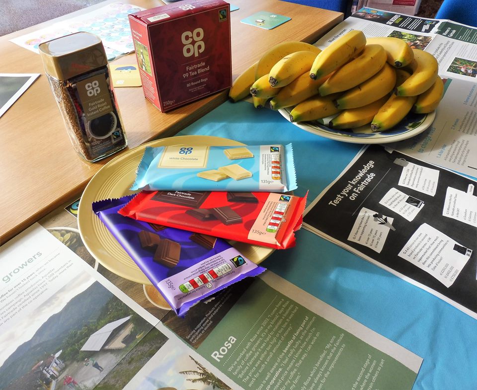 DC4Community's tweet photo. Thanks to @SLCF_Preston asking me to hold a #Fairtarde coffee morning in the library yesterday, it was good to see a mix of age groups together, taking part in the quiz and trying the @coopuk Fairtrade food and drink samples #Thecoopway #Preston https://t.co/ZOm7I6Jav5