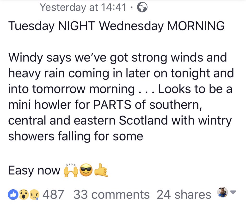 WindyWilson88's tweet photo. As forecast yesterday 🙌😎🤙

Ma pal @SeanBattySTV might have his fancy touchscreen monitor, but he’ll never beat the @Crayola Crayons eh . . . What say you my lovely @JudithRalston 🤔😉😜

#OnTheMoneyAgain #MonTheCrayons #WeatherBantz #InWindyWeTrust #ItsSnowJoke https://t.co/BLl0fQRClF