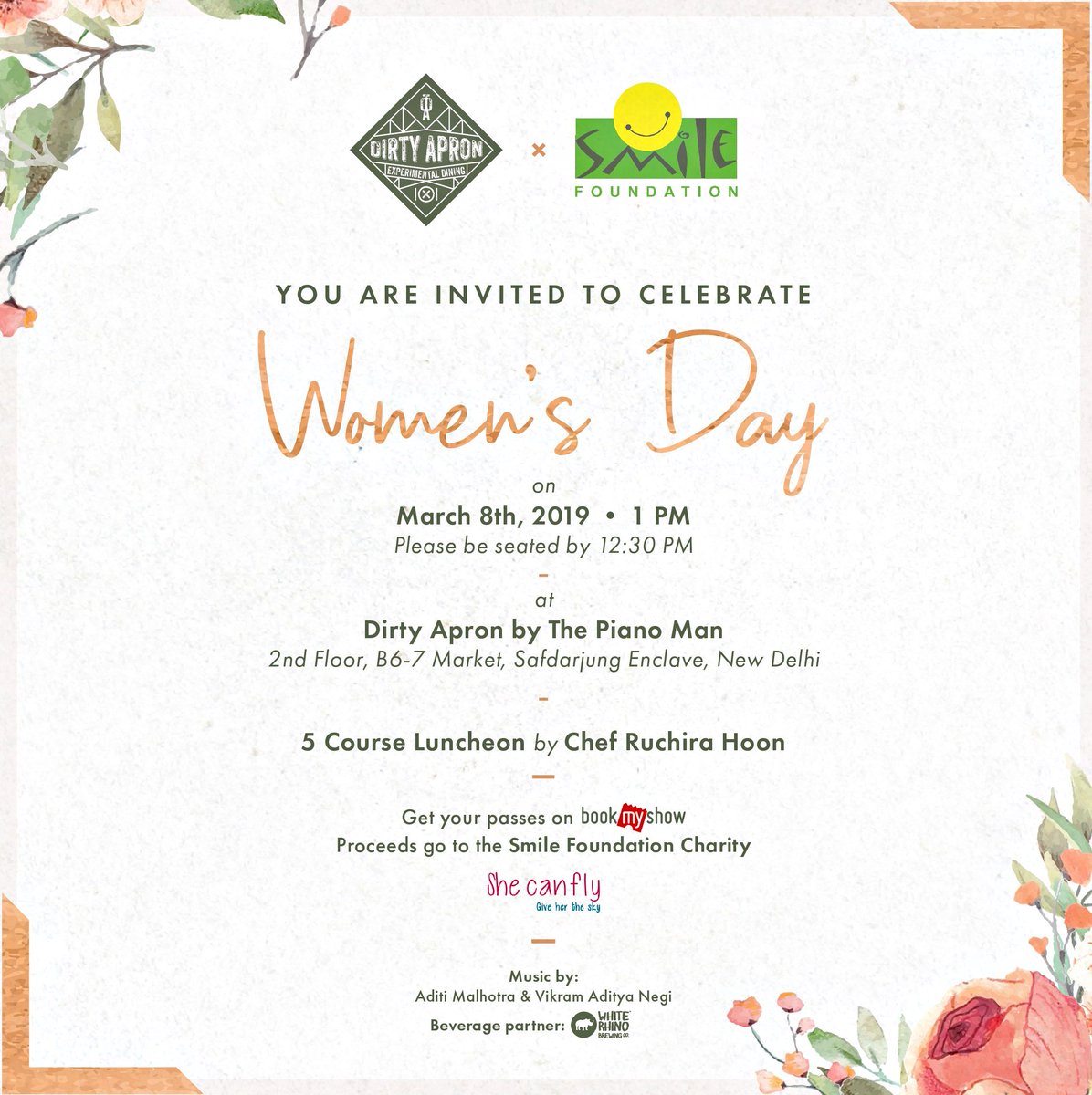 Smile Foundation (@smilefoundation) on Twitter photo She dreams high, she tries hard...all that she wants is just one CHANCE!
This Women's Day, let's join hands to handhold the less privileged women & girls by joining the charity luncheon organised by <a href="/TPMcafes/">The Piano Man</a> and <a href="/smilefoundation/">Smile Foundation</a> on March 8 at 12:30 pm
in.bookmyshow.com/events/smile-f… She dreams high, she tries hard...all that she wants is just one CHANCE!
This Women's Day, let's join hands to handhold the less privileged women & girls by joining the charity luncheon organised by <a href="/TPMcafes/">The Piano Man</a> and <a href="/smilefoundation/">Smile Foundation</a> on March 8 at 12:30 pm
in.bookmyshow.com/events/smile-f…
