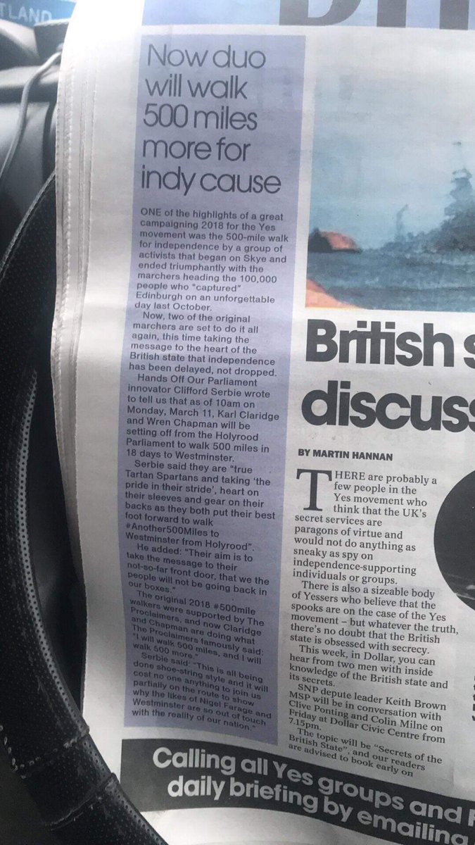 Scotlandisyes's tweet photo. #TartanSpartans #WeAreScotland
#ScotlandIsYes
When We Speak You'll See It Everywhere. #indyref2 #dissolvetheunion #ToriesOut #TimeIsNow #Another500miles
@theSNP @NicolaSturgeon https://t.co/J4NDH8bIXm