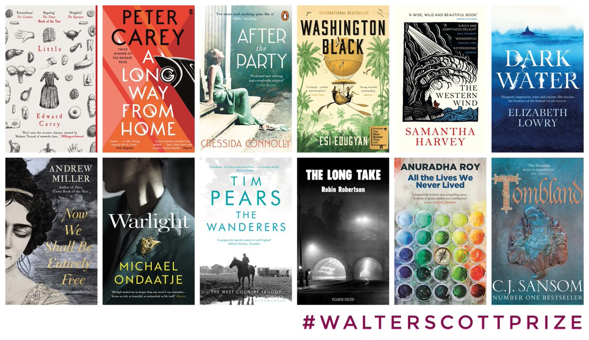 waltscottprize's tweet photo. It's the tenth year of the #WalterScottPrize for Historical Fiction, and a dozen superb books are in contention for the £25,000 prize. Learn more, and discover our Academy Recommends list for further reading: https://t.co/r9FlK90YIJ https://t.co/udoRjBs5DY