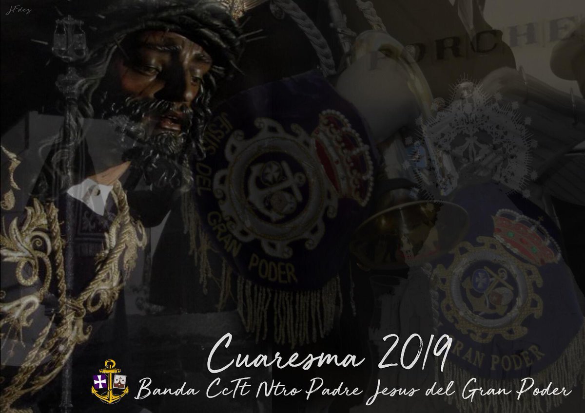 ⚓🎶✝️A tan sólo 40 días, ensayos duros, ultimando repertorio, puesta a punto de instrumentos y uniformes, conciertos, nervios a flor de piel en esta bonita espera y siempre con la compañía de los nuestros. 
Compañeros.
¡Feliz Cuaresma!
#SomosGranPoder #Cuaresma2019