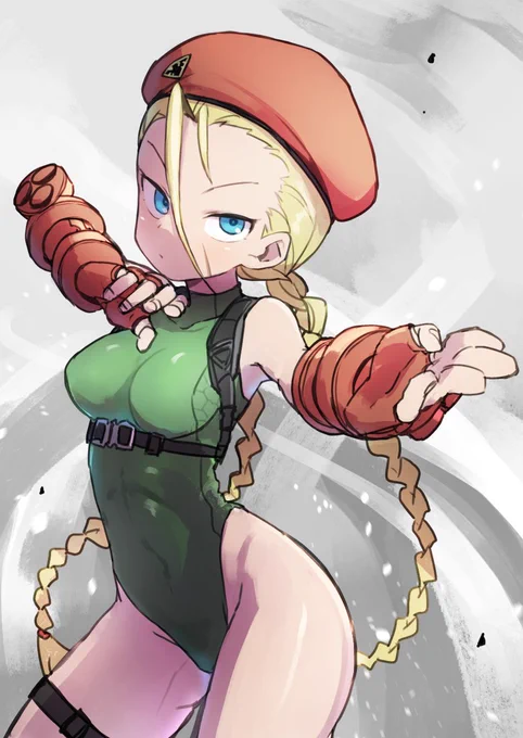 Vキャミィ
#格ゲーキャラ描こうぜ 
