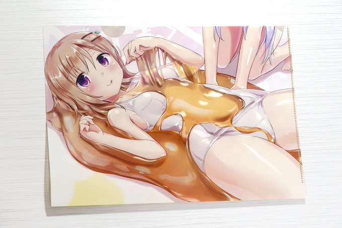 サンクリ会場特典のクリアファイルが届きました。メープルのとこだけ透けてます🥞 