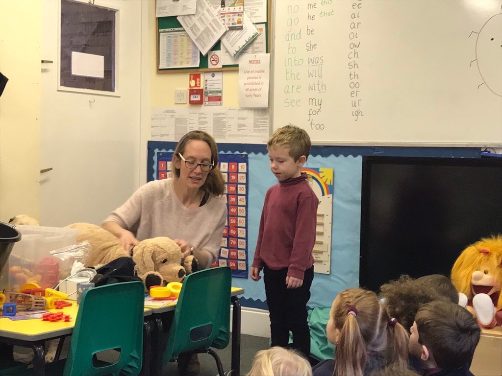 winterfoldhs's tweet photo. Reception pupils thoroughly enjoyed their vet talk yesterday, especially meeting Ellie the dog. Many thanks to Mrs S for devoting her time to speak to the children.
#WHSReception https://t.co/pprSFfp9YY