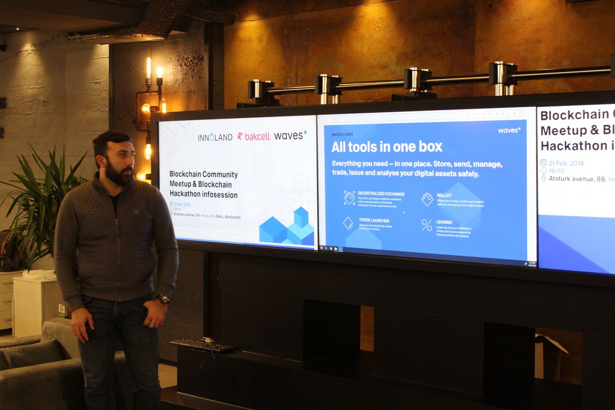 waveslp_'s tweet image. wavesplatform: RT OrkhanAhmad: We have had first Blockchain Meetup and infossession for upcoming #blockchain #hackathon in 2019 #waves #wavesplatform #wavescommunity #innoland #bakcell