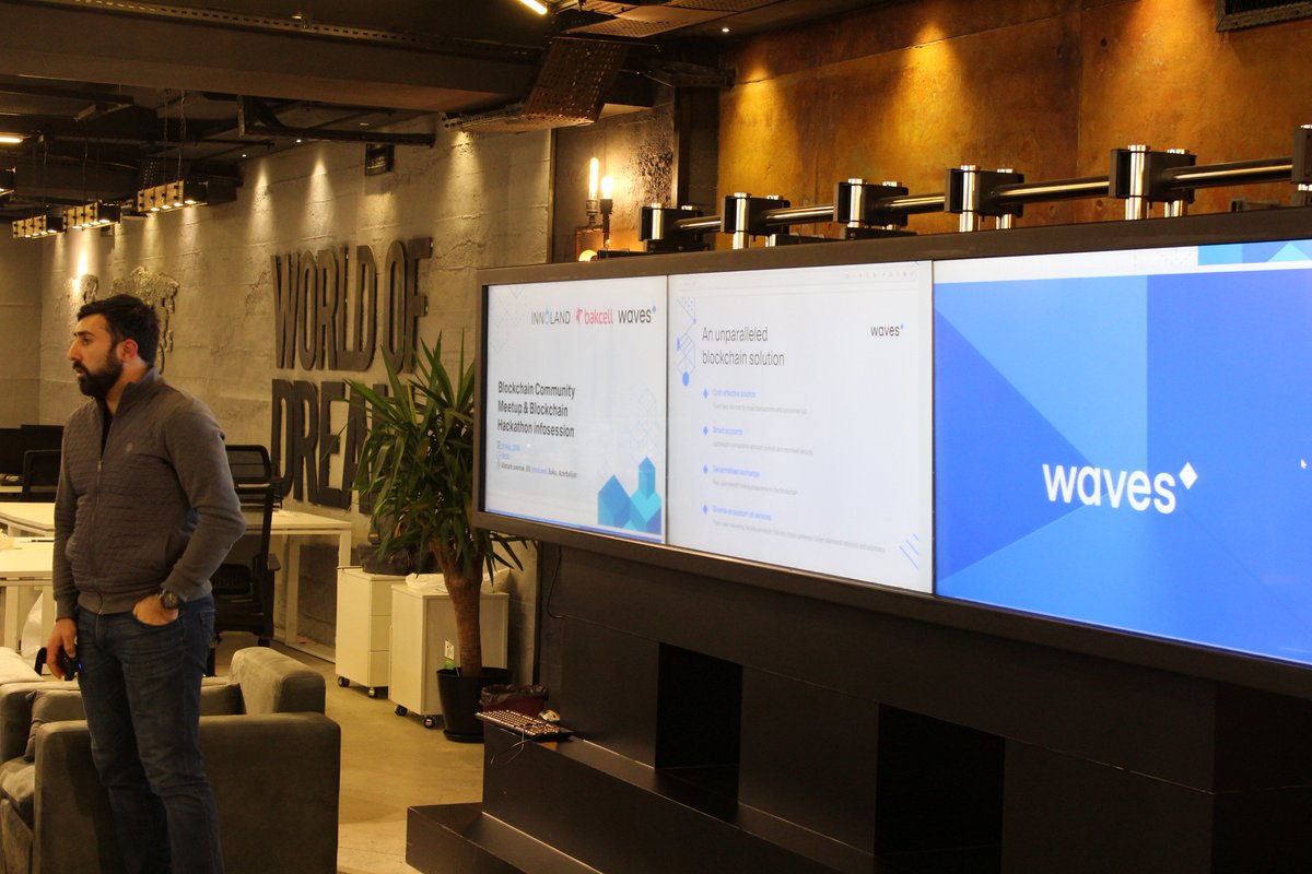 waveslp_'s tweet image. wavesplatform: RT OrkhanAhmad: We have had first Blockchain Meetup and infossession for upcoming #blockchain #hackathon in 2019 #waves #wavesplatform #wavescommunity #innoland #bakcell