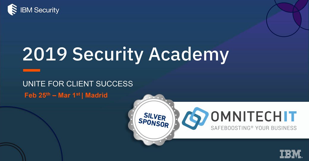 omnitechit's tweet image. @omnitechit supports the @IBM Academy through our SILVER 
#SPONSORSHIP of the 2019 #Security #Academy #Europe Event organized in Madrid, #Spain. For @omnitechit this is another important opportunity to stay #ahead in the Security field! omnitechit.eu/news/