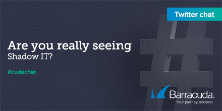 barracuda's tweet photo. Q8. Are you really seeing #ShadowIT? #cudachat https://t.co/0IPFw6D0xT