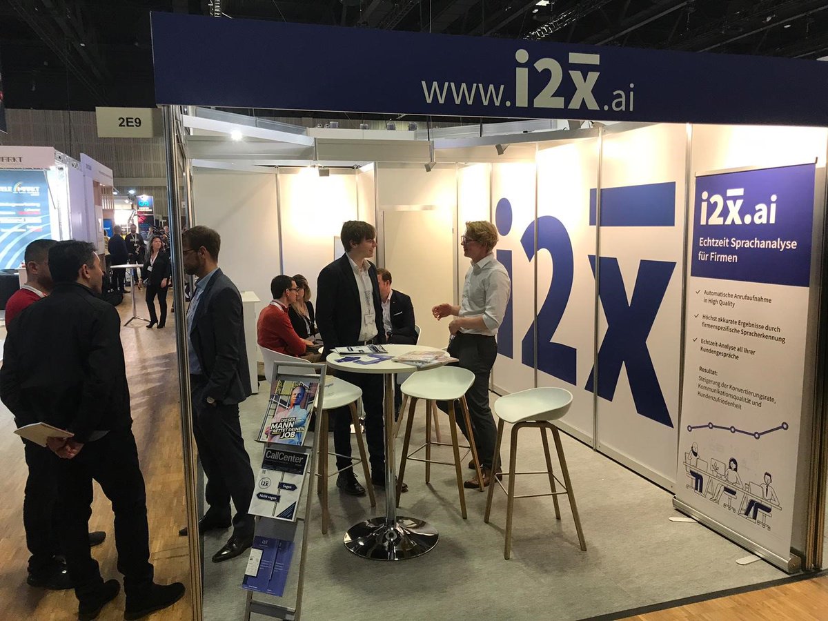 i2x_ai's tweet photo. 2018 stolzer CCW Future Camp Gewinner, nun ist die #CCW2019 für @i2x_ai schon vorbei. Danke für drei spannende Tage!
@CallCenterWorld #VoiceAnalytics #AI #Calls https://t.co/Zpa6AKTjGv