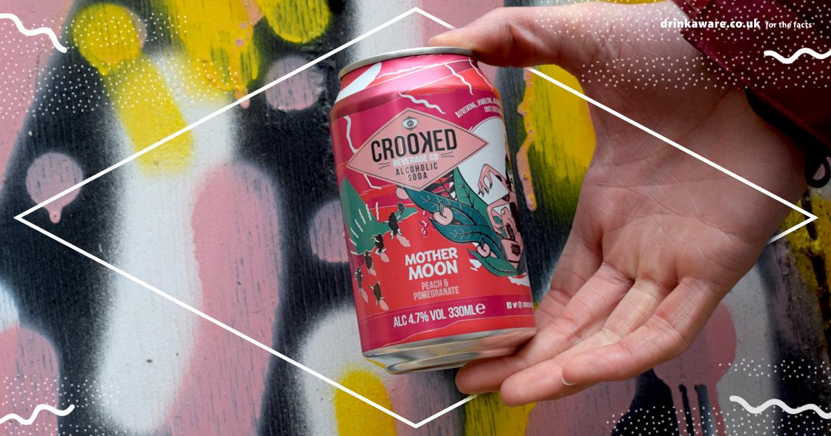 Our Crooked alcoholic sodas are 4 for £5 in Asda right now! 🍑
