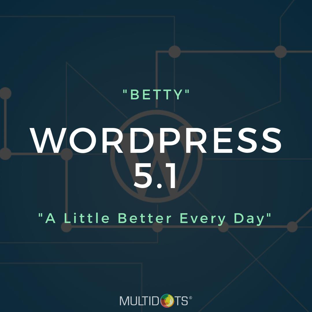 Multidots, being an active member of WordPress, keep on collaborating in making WordPress better. WordPress 5.1 "Betty" is released just a moment ago and we can proudly say that our 7 WordPress warriors are part of this release.
Know More@ ht.ly/rBkt30nNsOu