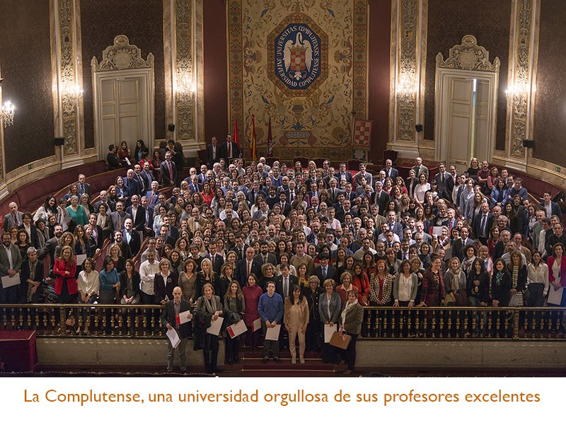 unicomplutense's tweet image. La Complutense, una universidad orgullosa de sus profesores excelentes 🌟
Unos 4.150 han participado en #Docentia, la mayor experiencia de evaluación de la universidad española. 
GRACIAS A TODOS por contagiar entusiasmo, curiosidad y gusto por aprender.
