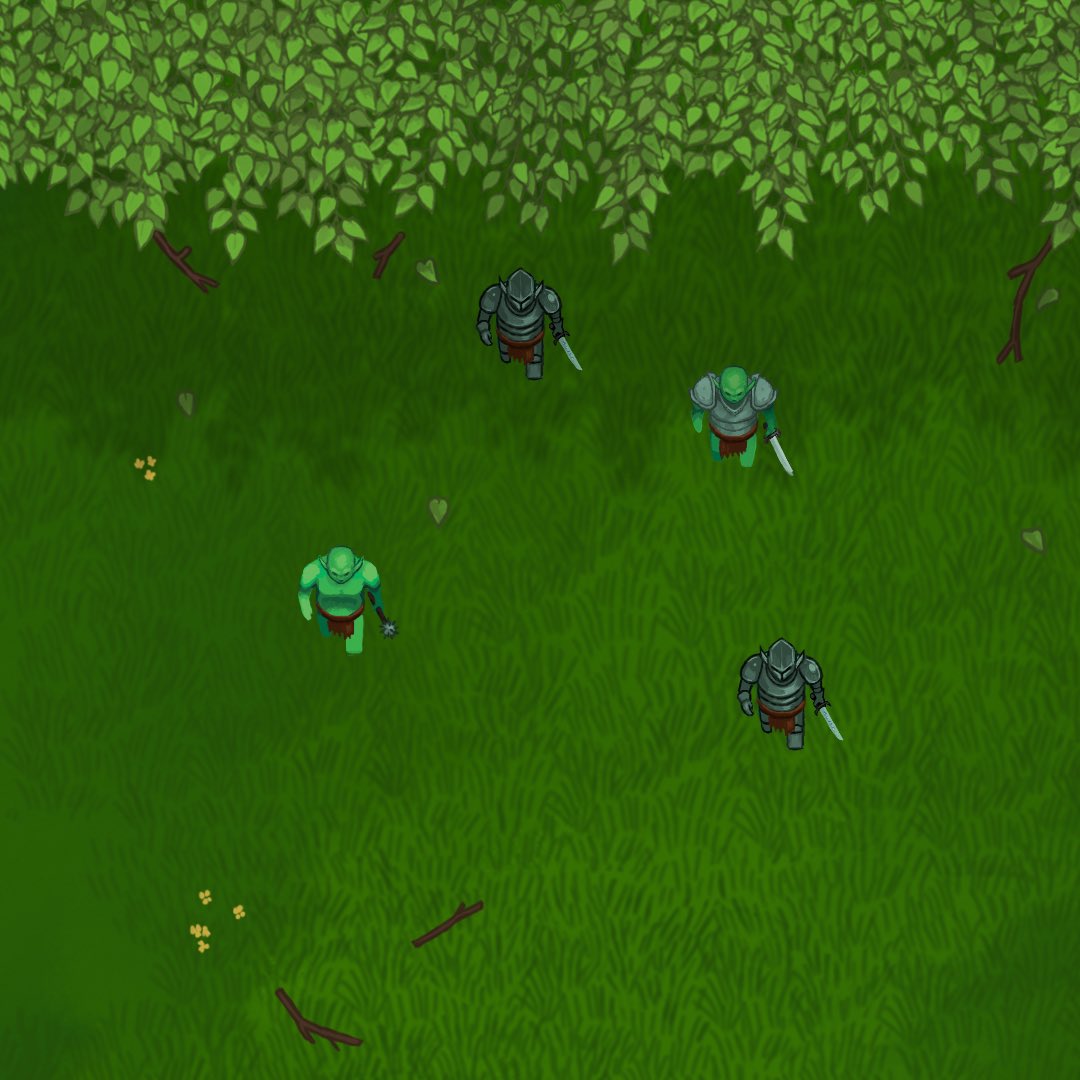 nikosanstudios's tweet photo. Testing out Orc bad guys today, invading from the forest...
.
 #indiedev #indiedesigner #indiegame #indiegamedev #indiegames #ios #app #comingsoon #phaserjs #deathcaster #photoshop #iosgames https://t.co/4ggAz7VxJd