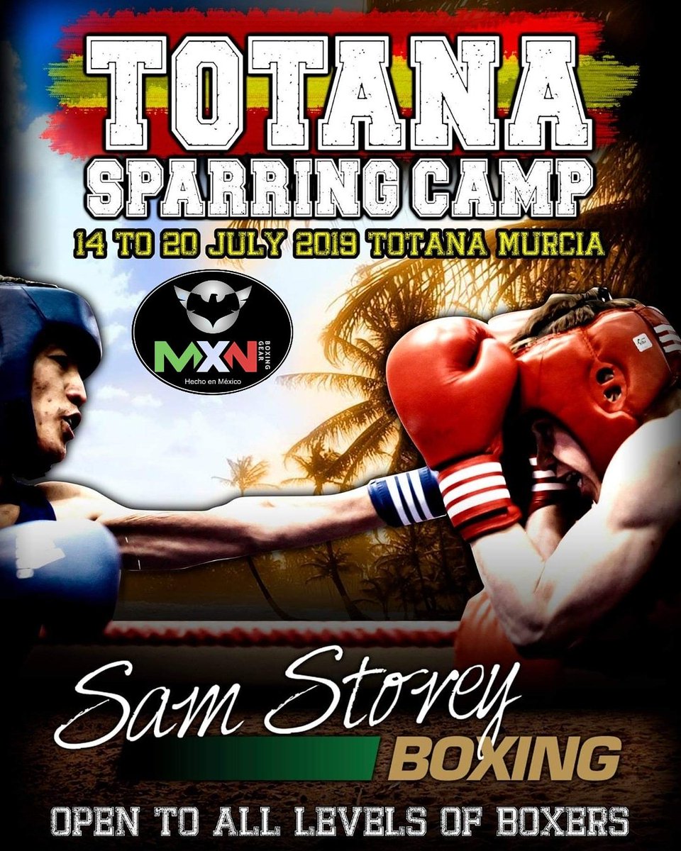 Delighted to confirm that we'll have a pop-up store at Sam Storey's @totanasparringcamp again this year!

Any and all boxing clubs, trainers and pro fighters should check this out! Sam's facilities are second to none and the clubs he has over offer real World Class sparring.