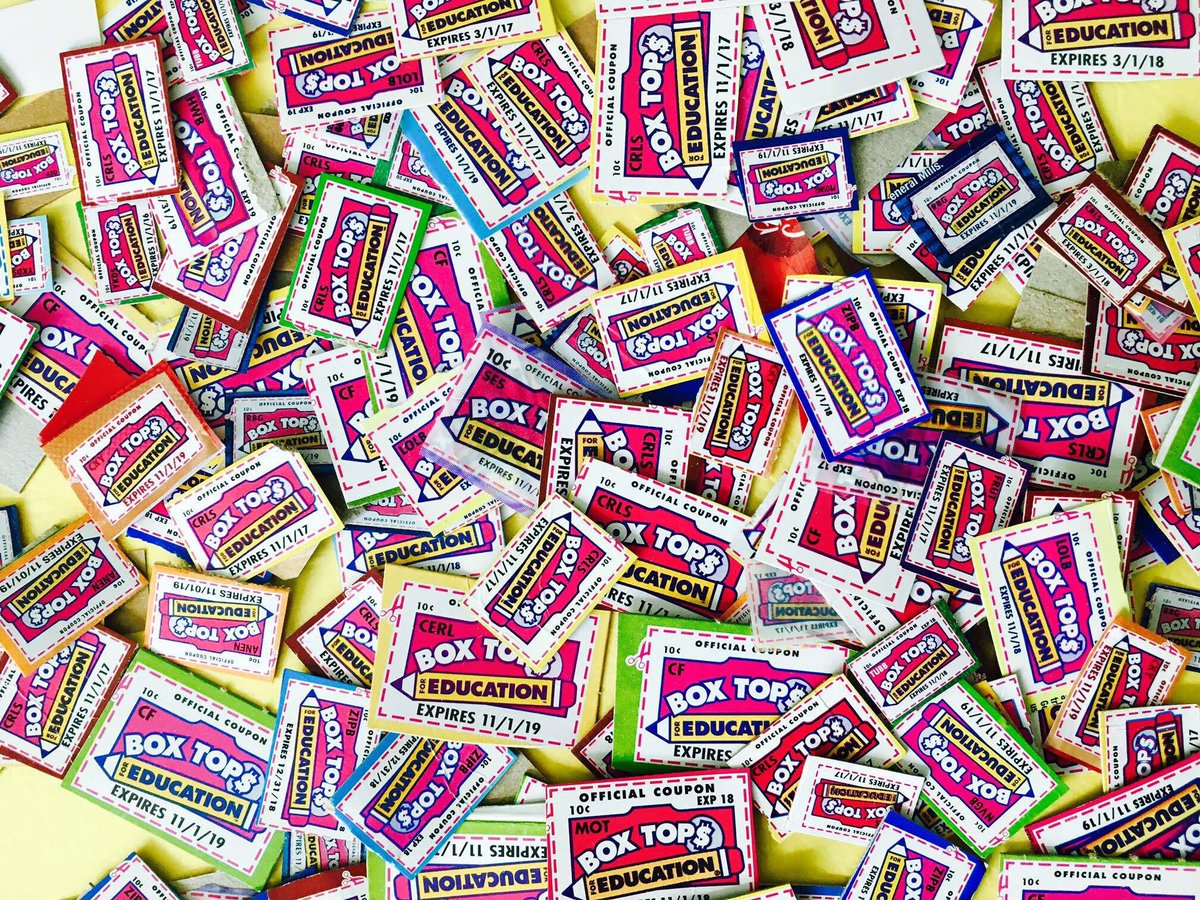 PtaPark's tweet photo. We need your help! BOX TOPS are a great way to support our school. Collection ends this Monday! Class with the most collections wins SKY ZONE PASSES. https://t.co/i8hJ3213iW
