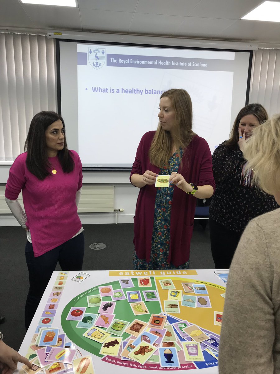 SallyGrubbRD's tweet image. Thanks to everyone who attended the @EatWellScot training today. Lots of interaction, discussion and advice around Eating Well for Older People. Thank you @EdinComFood for your excellent @REHISScotland slides 👩🏻‍🏫 🍽👵🏻👴🏻
#eatwellguide #malnutrition #training #WhatDietitiansDo