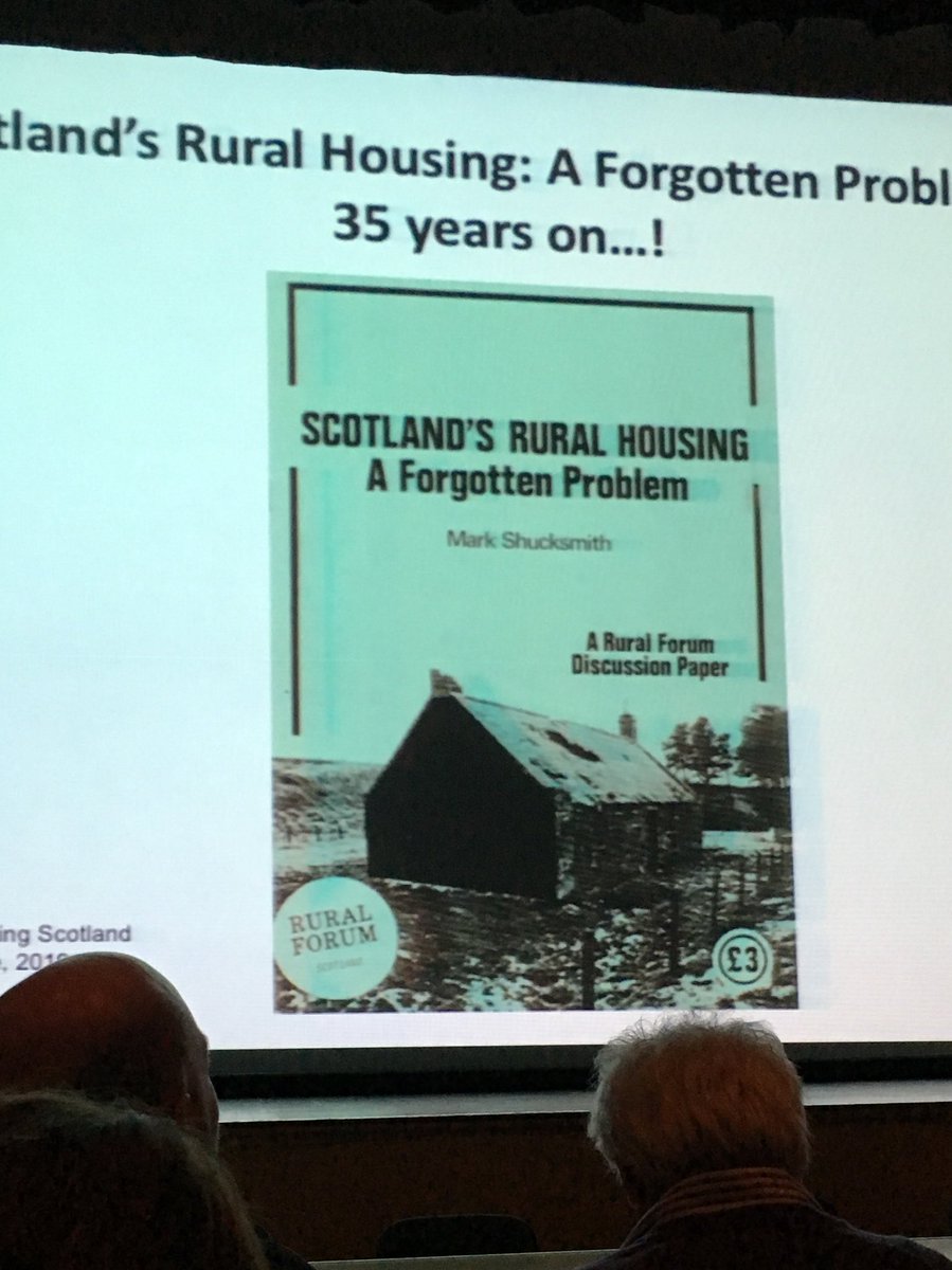 katy_dickson's tweet image. Keynote address from @MarkShucksmith. How have things changed since the Rural Forum’s 1984 report ‘Rural Housing: Scotland’s Forgotten Problem’. We.me/a4xv7y-1an #ruralsolutions