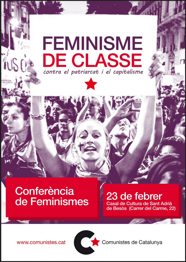 alicia_valencia's tweet photo. .#23fF Conferència de Feminismes de @comunistes amb debats, reflexions i acords de #FeminismeDeClasse 💬
📣Volem enfortir el #feminisme q posa en el nucli d les opressions el #PatriarcatiCapitalAliançaCriminal
📄Document de debat https://t.co/jnlZ8YgJER
#ComunistesiFeministes https://t.co/UlJt6tI0W8