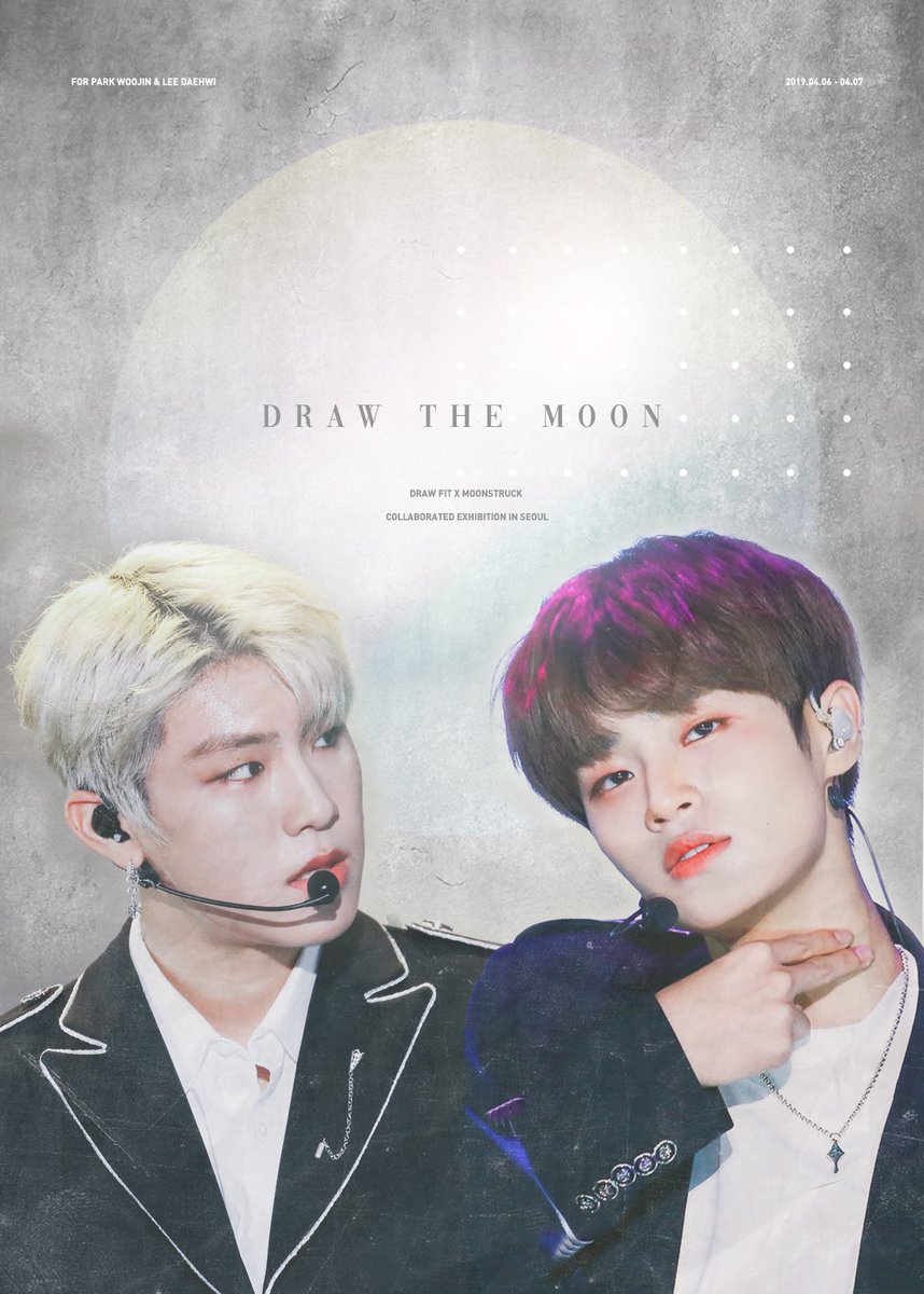 drawthemoon2019's tweet photo. 𝐃𝐫𝐚𝐰 𝐭𝐡𝐞 𝐌𝐨𝐨𝐧

PARK WOOJIN AND LEE DAEHWI
COLLABORATED EXHIBITION

📍NOTICE

2019.04-06-07 
Cheongdam, Gallery Won

선입금 02.23. 8PM ~ 03.25. https://t.co/DmBifTNaBM