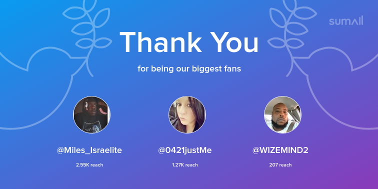 melochilds1553's tweet photo. Our biggest fans this week: @Miles_Israelite, @0421justMe, @WIZEMIND2. Thank you! via https://t.co/ilZyxwquzI https://t.co/H8R6y6FZ8U
