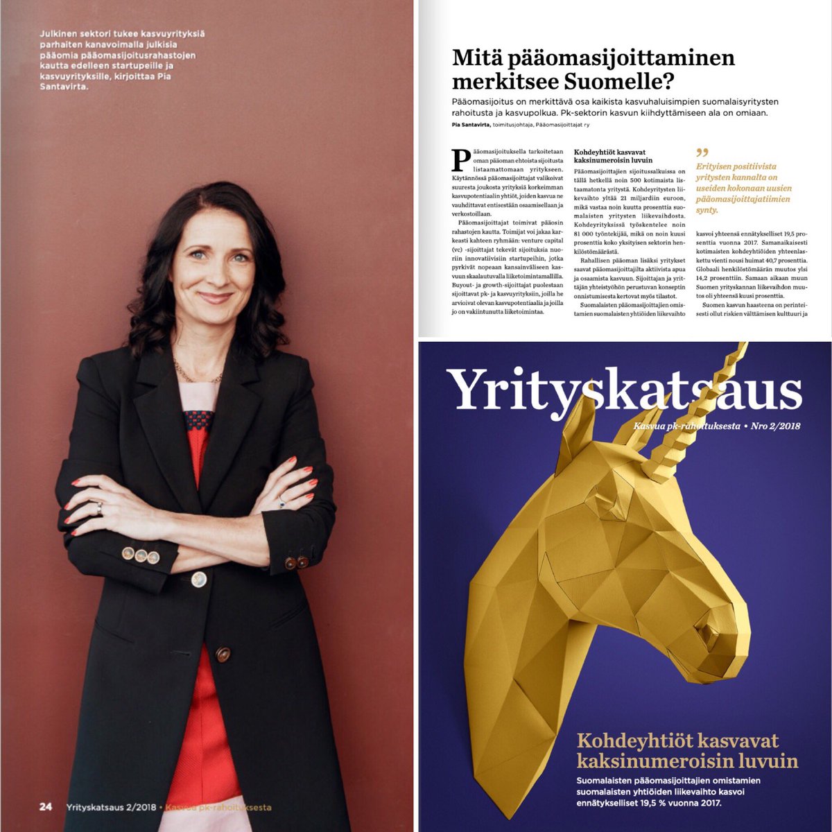 PiaSantavirta's tweet image. #Pääomasijoitus on osa kaikista kasvuhaluisimpien suomalaisyritysten rahoitusta ja kasvupolkua. Lue lisää startup- ja kasvuyritysten rahoituksesta @TEM_uutiset yrityskatsauksesta: ejulkaisu.grano.fi/grano_demotili… #Rahoitus #Kasvu @FVCAfi