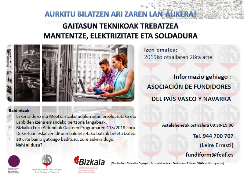InnoResolve's tweet photo. PROGRAMA JÓVENES DIPUTACIÓN FORAL DE BIZKAIA. https://t.co/yI6rMRFItS @BizkaiaSocial @infobarakaldo @barakaldodigita @SestaokoUdala @PortugaleteSoc @PortugaleteON @santurtziberria #formación #formakuntz https://t.co/tqrydt2FGT