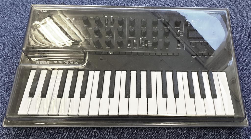 Decksaver's tweet photo. @korg_inc Minilogue XD owners rejoice! ๐
We have some good news - our existing Minilogue also fits the XD!
.
.
.
.
.
#minilogue #miniloguexd #korg #decksaver #synth #synthesizer #synthtower #studio #producer #cover #protectivecover #xd https://t.co/NV040yZ0u4